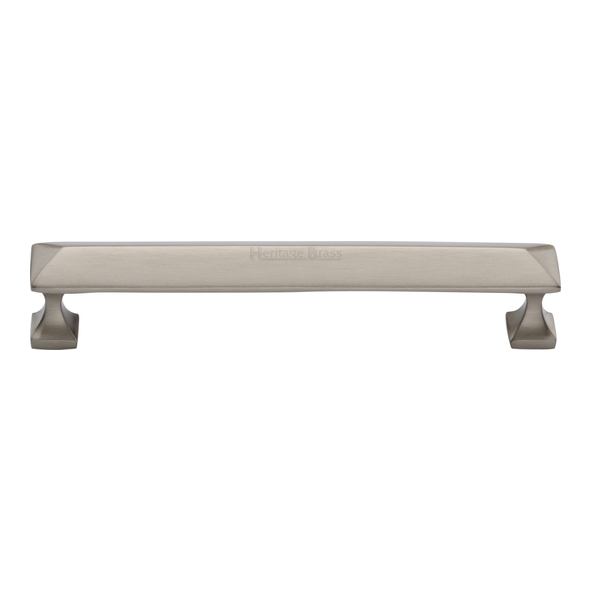 C2231 152-SN • 152 x 169 x 35mm • Satin Nickel • Heritage Brass Pyramid Cabinet Pull Handle